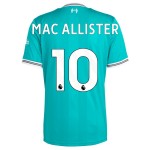 Günstige Fußballtrikots Liverpool Mac Allister 10 Kinder 3rd trikot 2025-26 Kurzarm